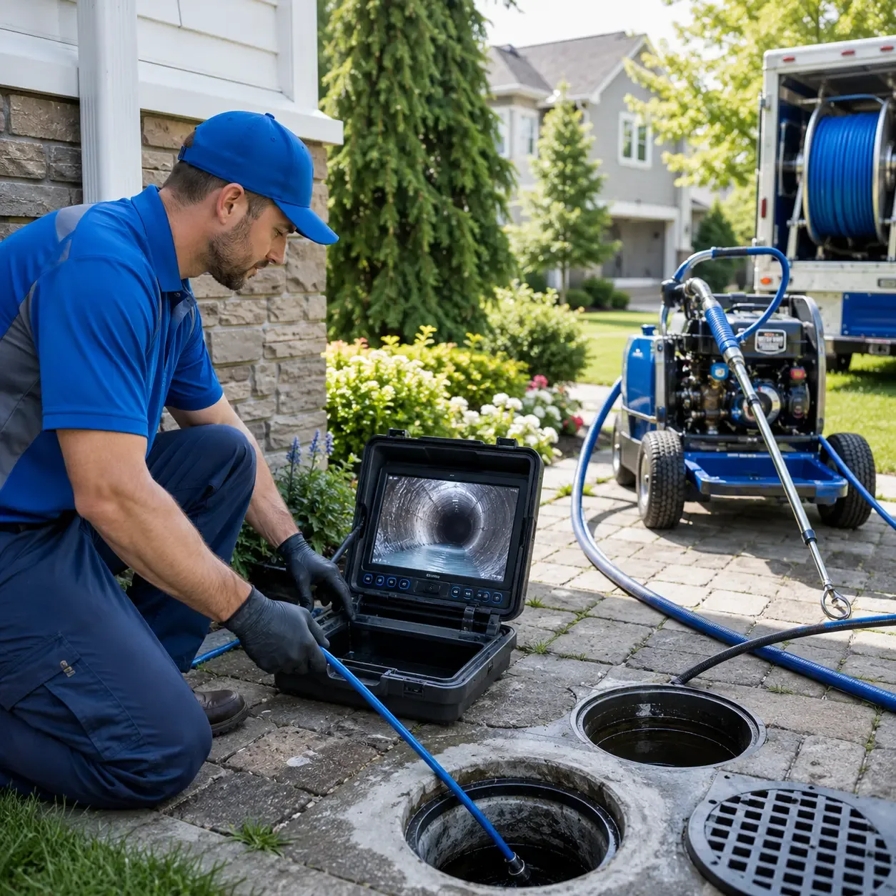 Outdoor drain cleaning professionals serving Houlka, MS